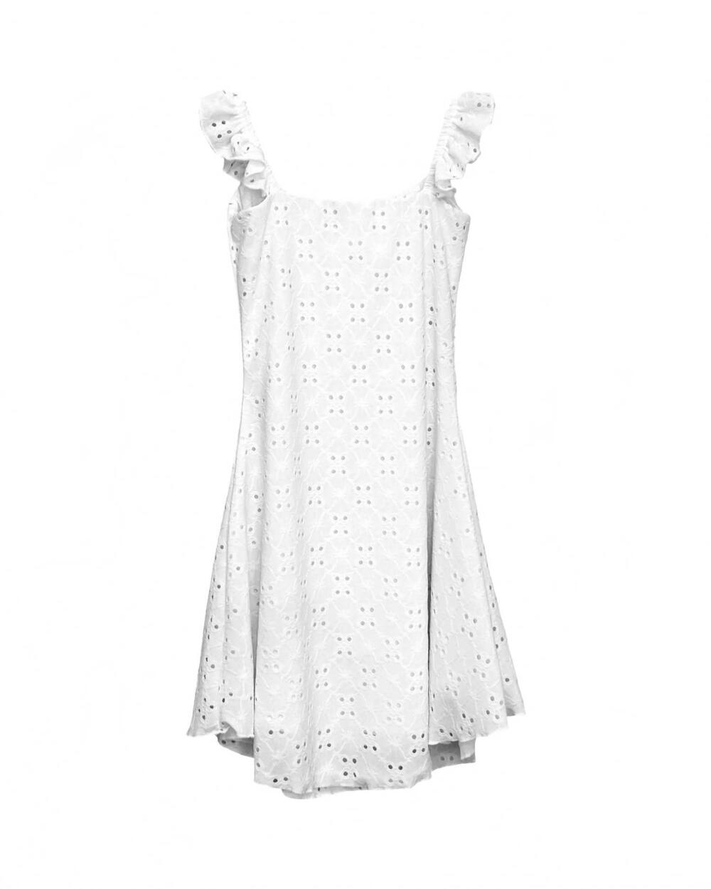 NEW CHERYL CREATIONS girls audrey eyelet dress in white